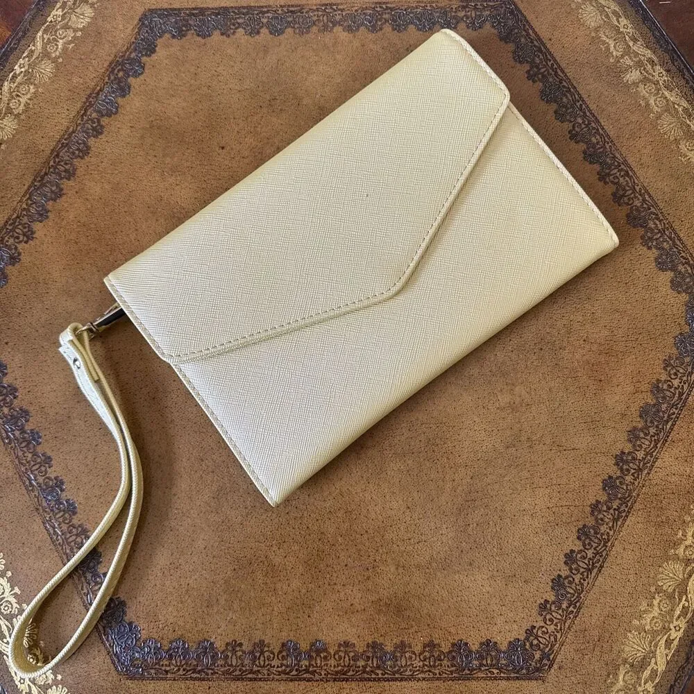 Travelambo Women’s Clutch Wallet Gold Yellow‎ RFID NEW